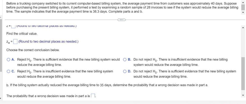 Solved Before a trucking company switched to its current | Chegg.com