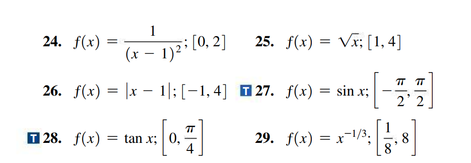 Solved determine whether the mean value theorem applies to | Chegg.com