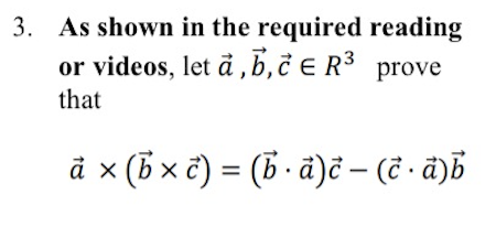 Solved 3. As Shown In The Required Reading Or Videos, Let | Chegg.com