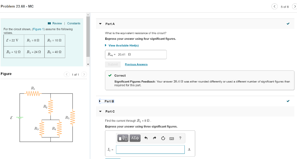 Solved Problem 23.68 - MC 5 of 8 > Review 1 Constants Part A | Chegg.com