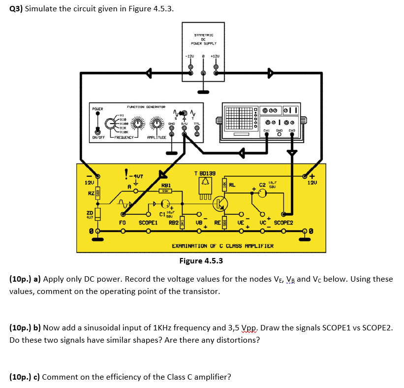 Solved Q3) Simulate The Circuit Given In Figure 4.5.3. | Chegg.com