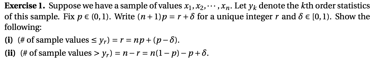 Solved Exercise 1. Suppose we have a sample of values X1, | Chegg.com