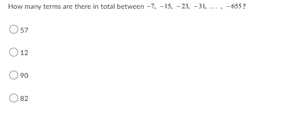 Solved How many terms are there in total between | Chegg.com