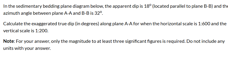 Solved Azimuth A B A In The Sedimentary Bedding Plane | Chegg.com