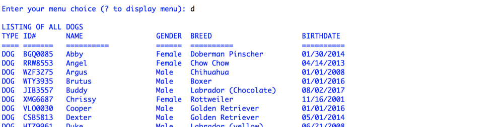Solved Create a Python parent class named Pet and two sub | Chegg.com