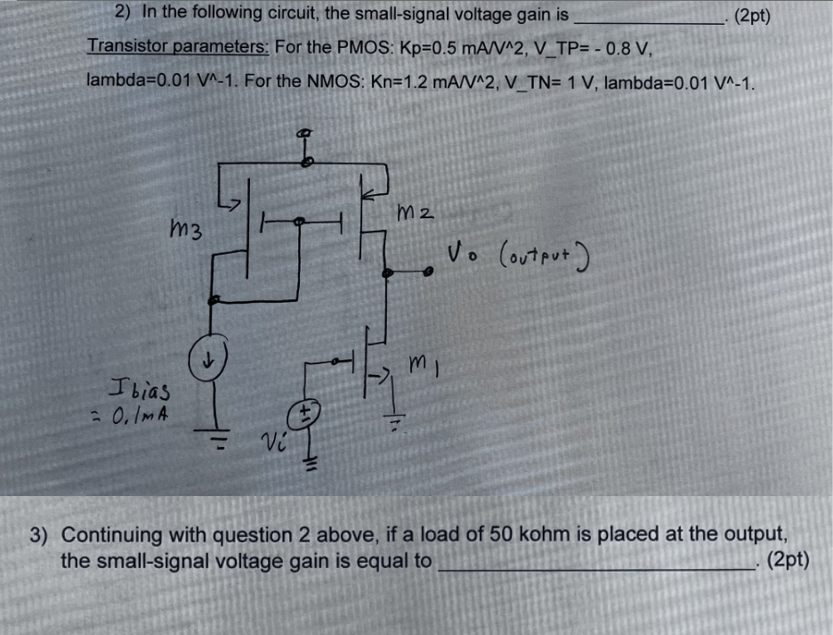 Solved Please Help With The Following Circuit Problem. | Chegg.com