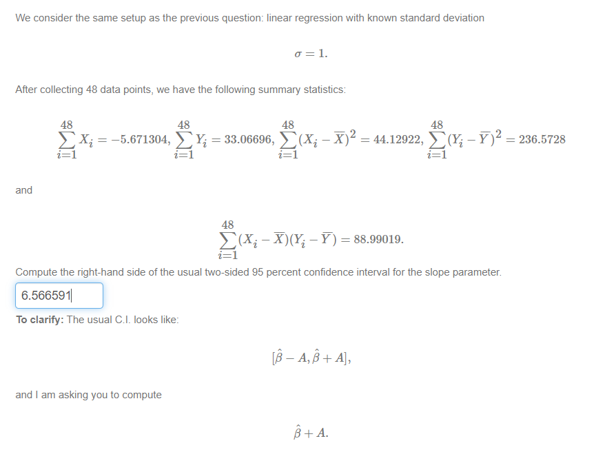 Solved We consider the same setup as the previous question: | Chegg.com
