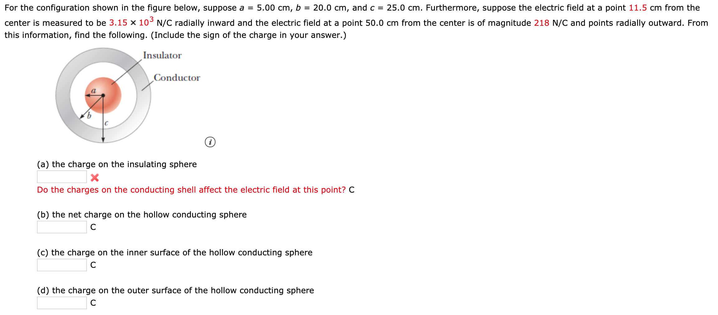 Solved For the configuration shown in the figure below, | Chegg.com