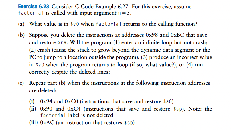 Solved High-Level Code int factorial(int n) | if (n