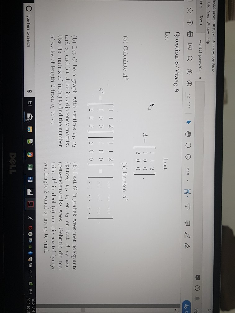 Solved Question 6/Vraag 6 Let A = {1, 2, 3, 4, 5}, B = {2, | Chegg.com