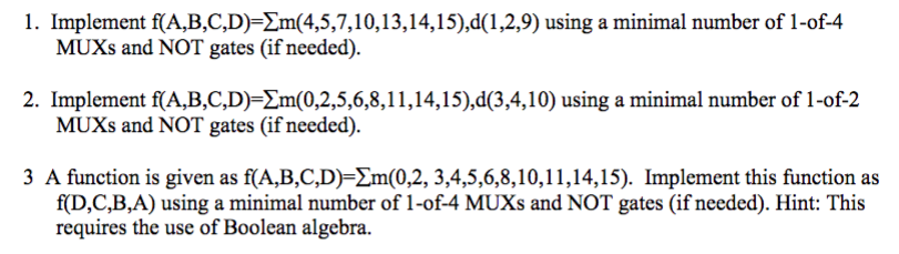 Solved 1 Implement Fabcd2m45710131415d1