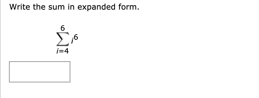 write-the-sum-in-expanded-form-6-6-i-4-write-the-chegg