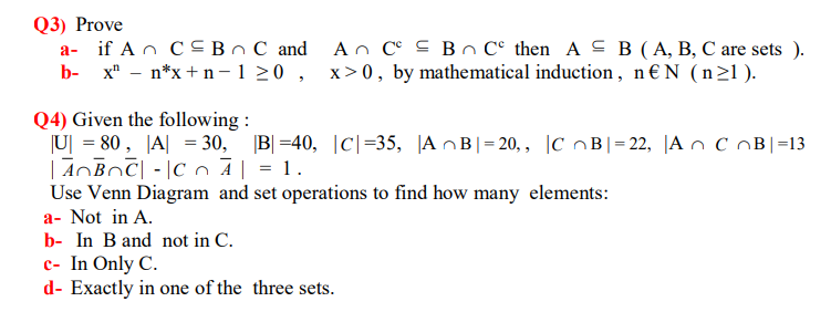 3 Prove A If An Csb N C And An Cº Bocº Then A E B Chegg Com