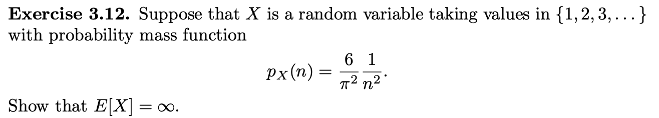 Solved Exercise 3.12. Suppose that X is a random variable | Chegg.com