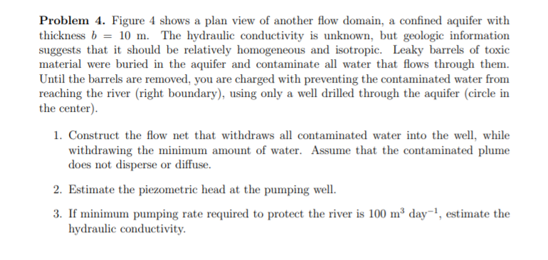 Problem 4. Figure 4 shows a plan view of another flow | Chegg.com