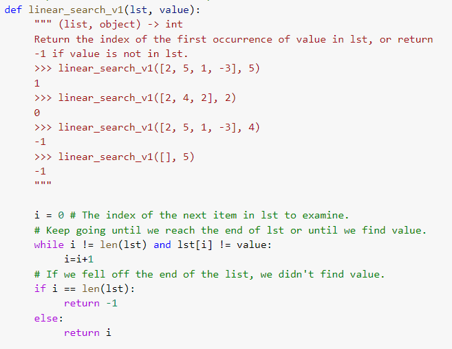 Solved Prog ex 1: •All three versions of linear search in | Chegg.com