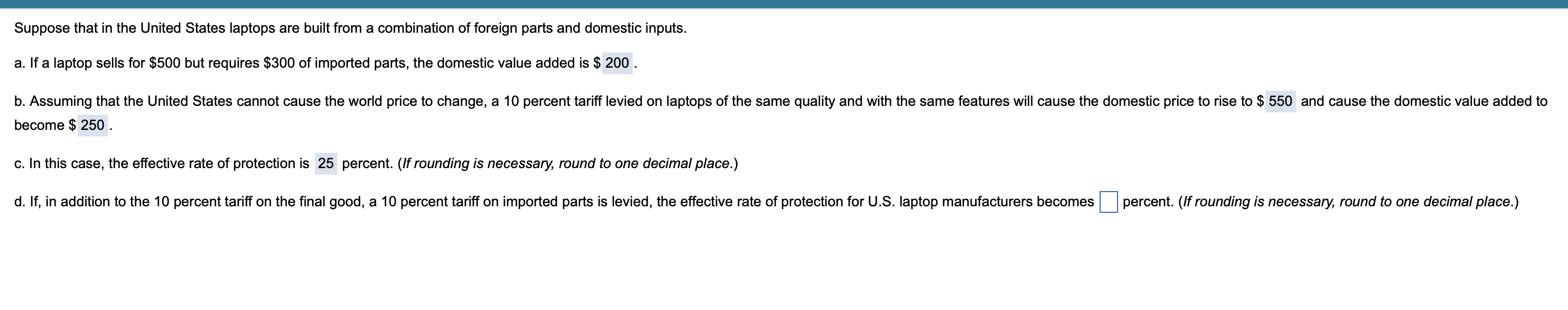 Solved Suppose that in the United States laptops are built | Chegg.com