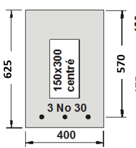 f'c = 30 MPa, fy = 400 MPaAs = 2100mm2a) weighted | Chegg.com