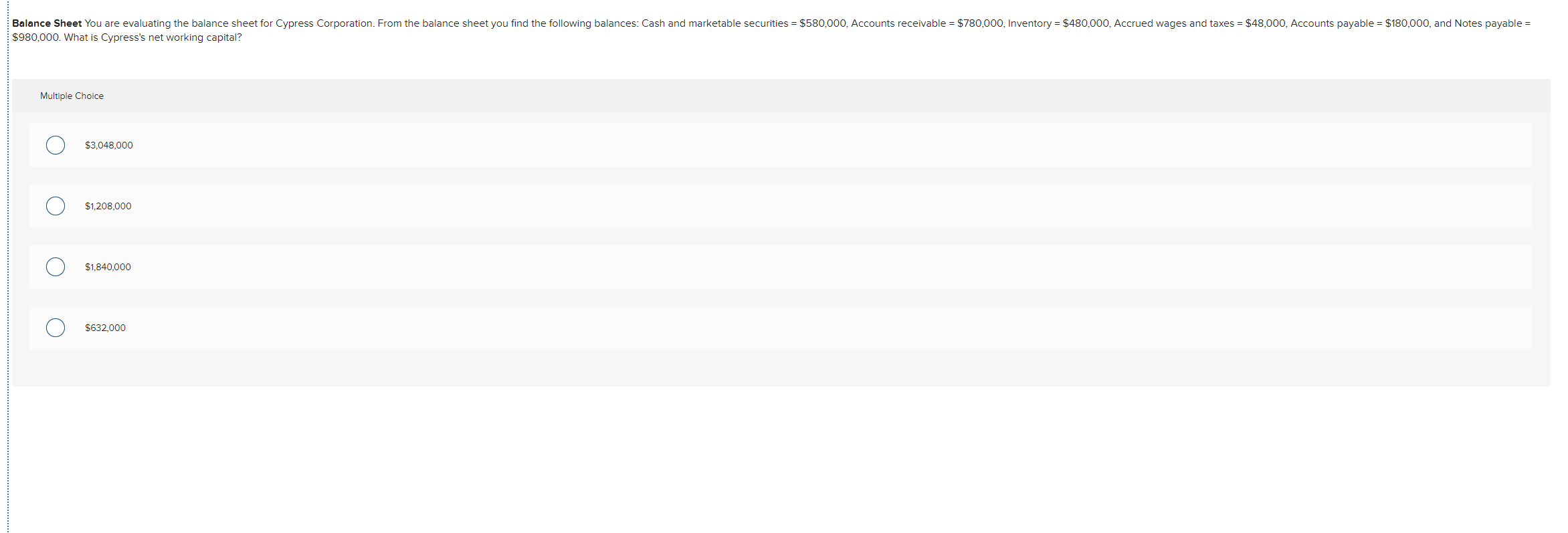 balance-sheet-you-are-evaluating-the-balance-sheet-chegg