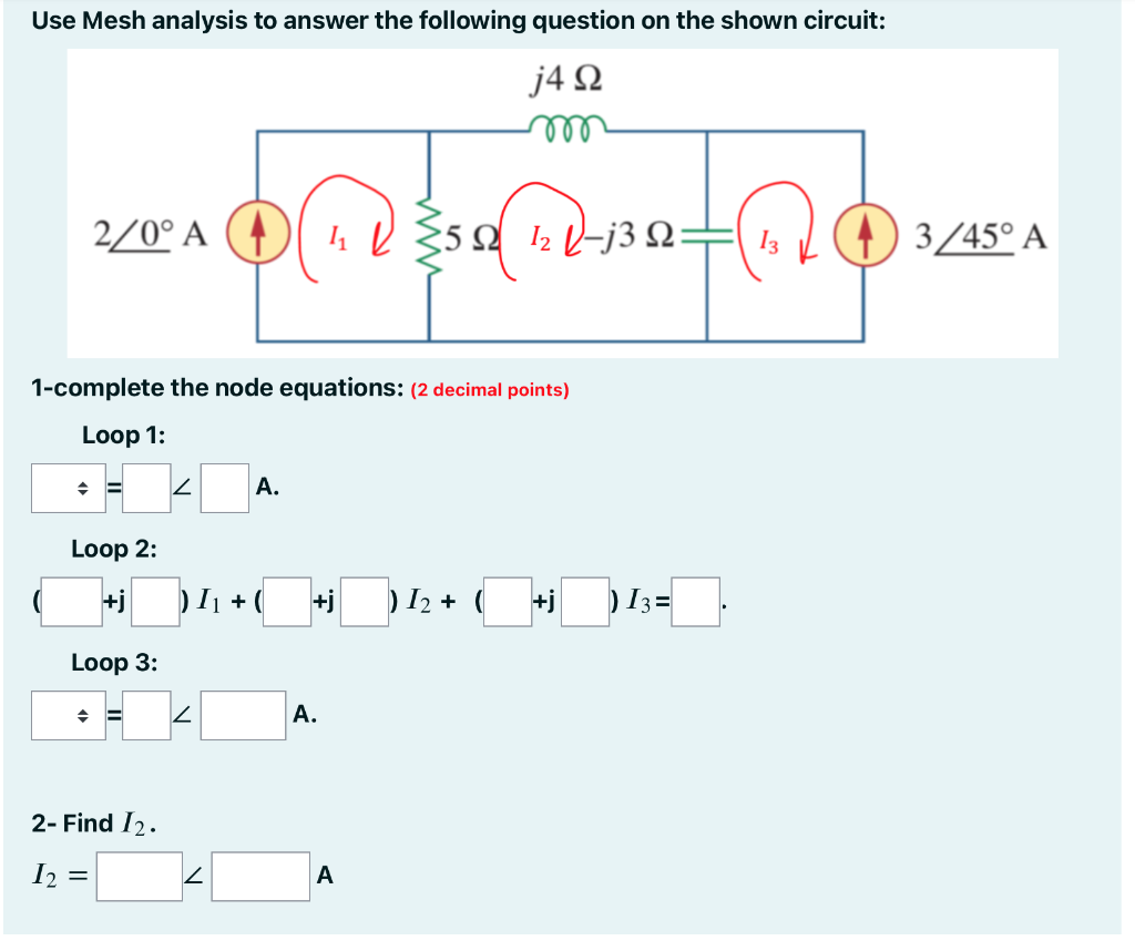 Solved Use Mesh Analysis To Answer The Following Question On | Chegg.com