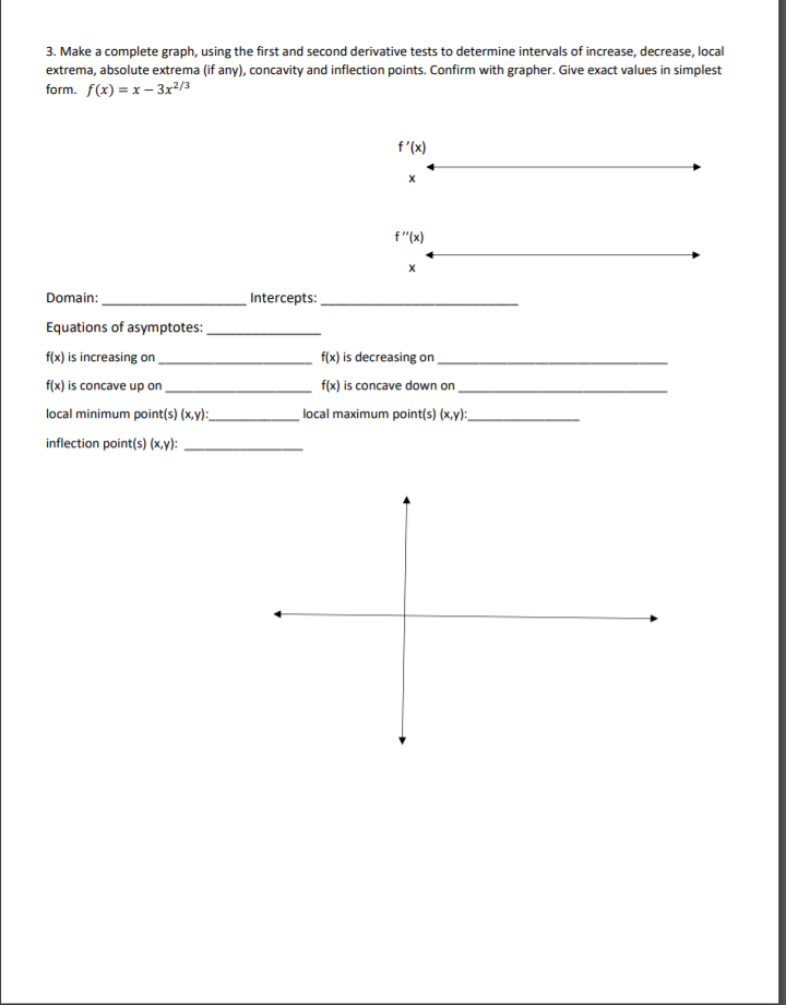 Solved 3. Make a complete graph, using the first and second | Chegg.com