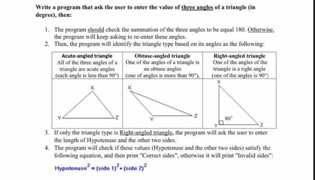 Solved Write a program that ask the user to enter the value | Chegg.com
