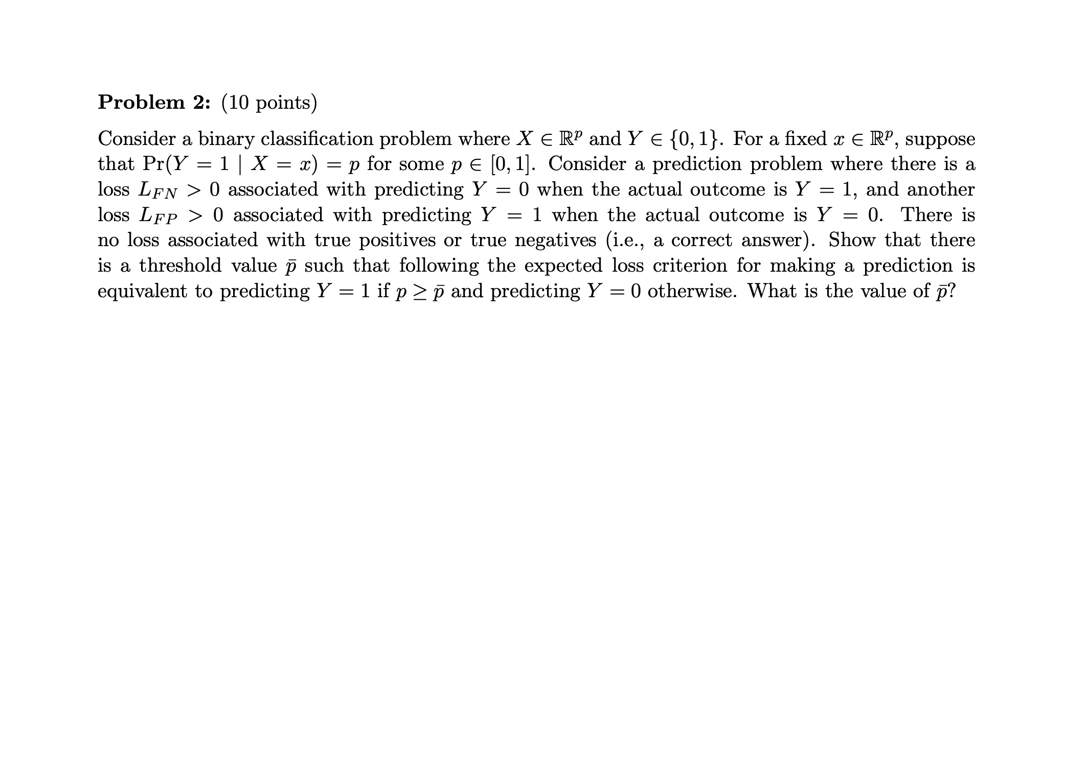 Solved Problem 2 10 Points Consider A Binary 2984