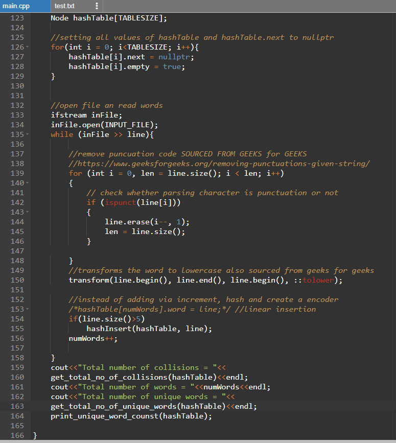 Solved IN C++. I need to create a Hash Table that uses | Chegg.com