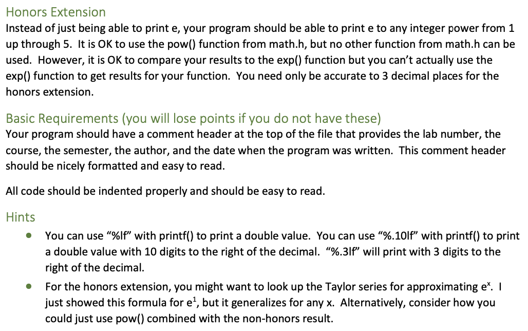 Solved Description For the lab assignment, you are to write