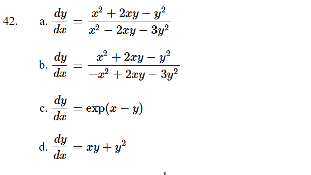 Solved In problems 41 and 42 , List the technique you would | Chegg.com