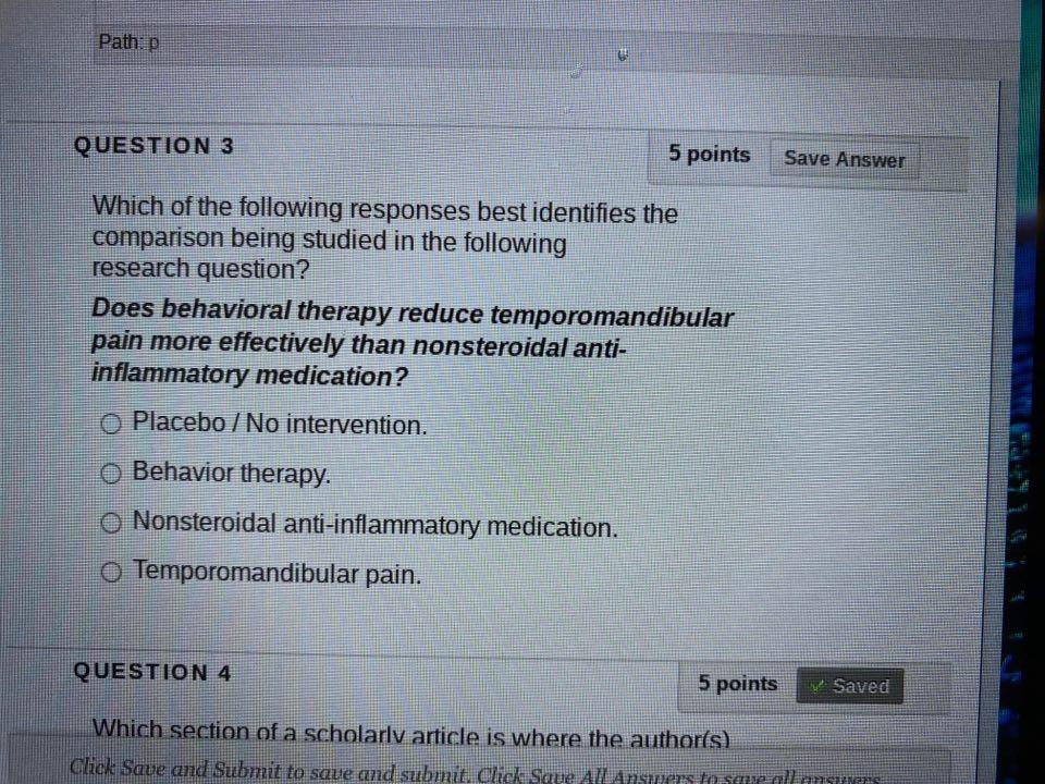 Solved Path:p QUESTION 3 5 points Save Answer Which of the | Chegg.com