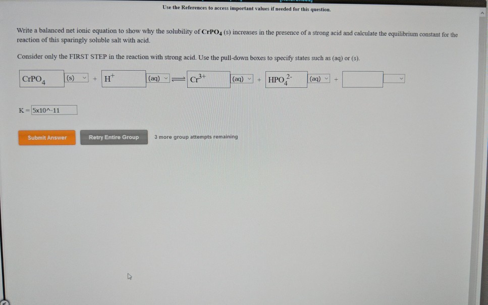 Solved Write A Balanced Net Ionic Equation To Show Why The 6621