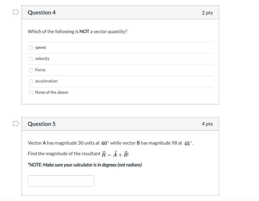 Solved Question 1 3 pts Using the triangle below, to respond | Chegg.com