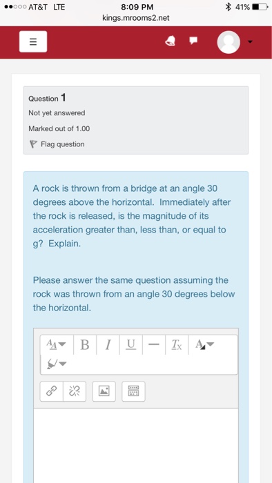 Solved A rock is thrown from a bridge at an angle 30 degrees | Chegg.com
