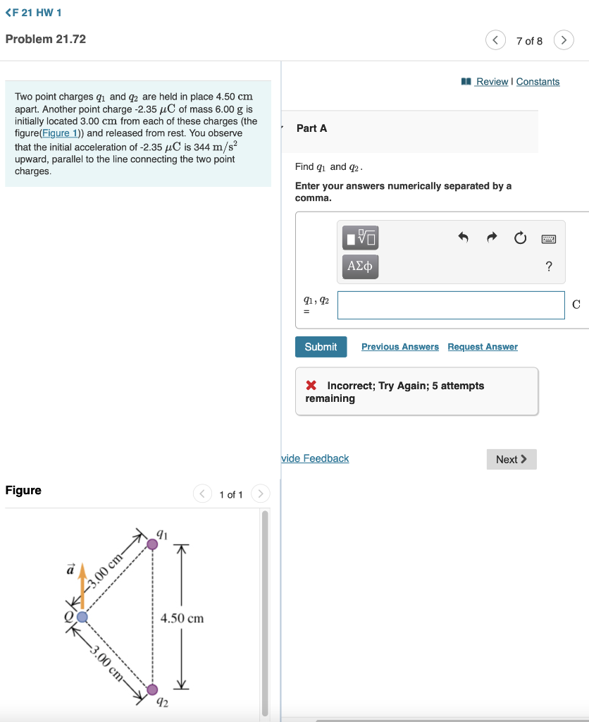 Solved Figure 1 of 1 91 a 13.00 cm 4.50 cm 8.00 cm- 42 | Chegg.com