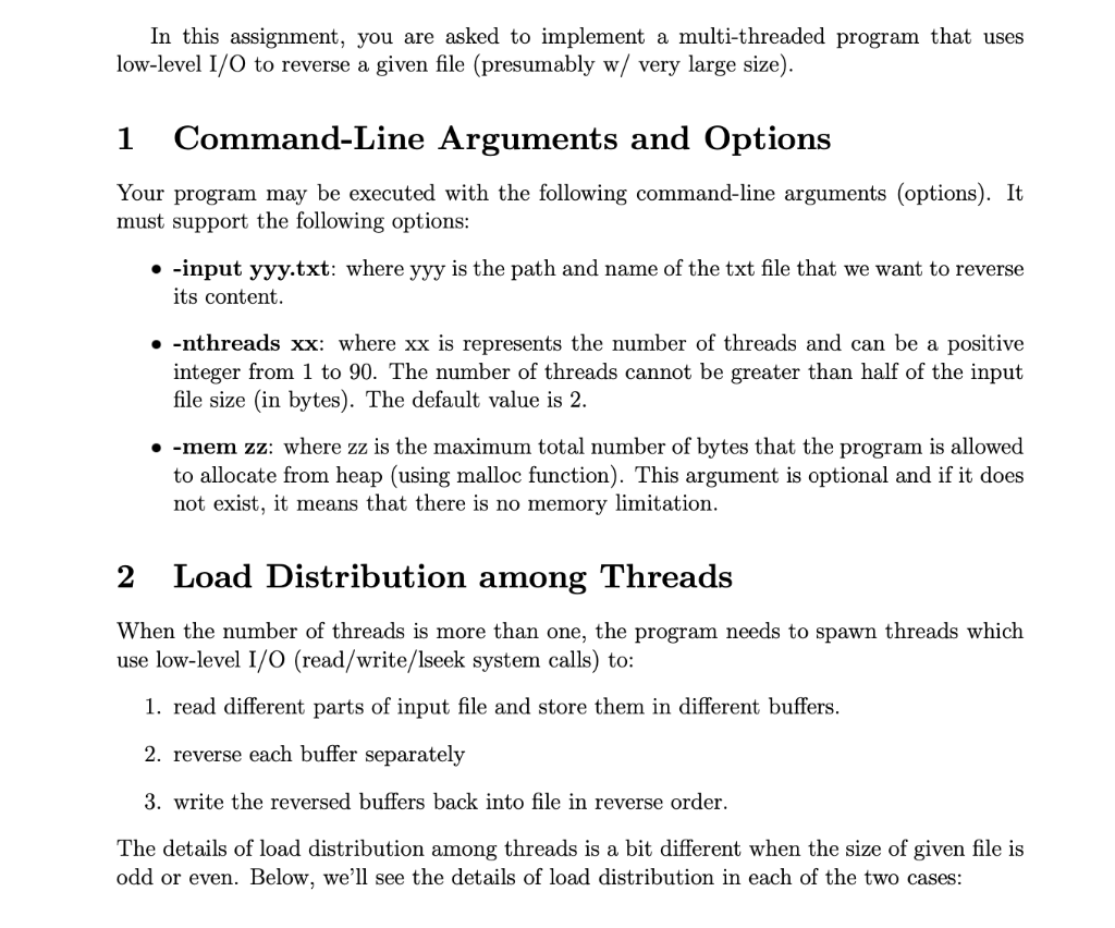 Solved In this assignment, you are asked to implement a | Chegg.com