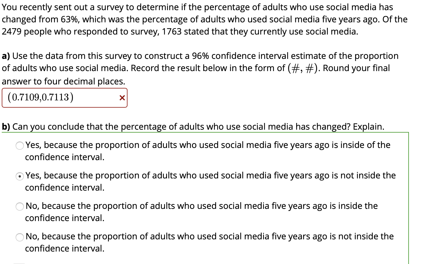 solved-you-recently-sent-out-a-survey-to-determine-if-the-chegg