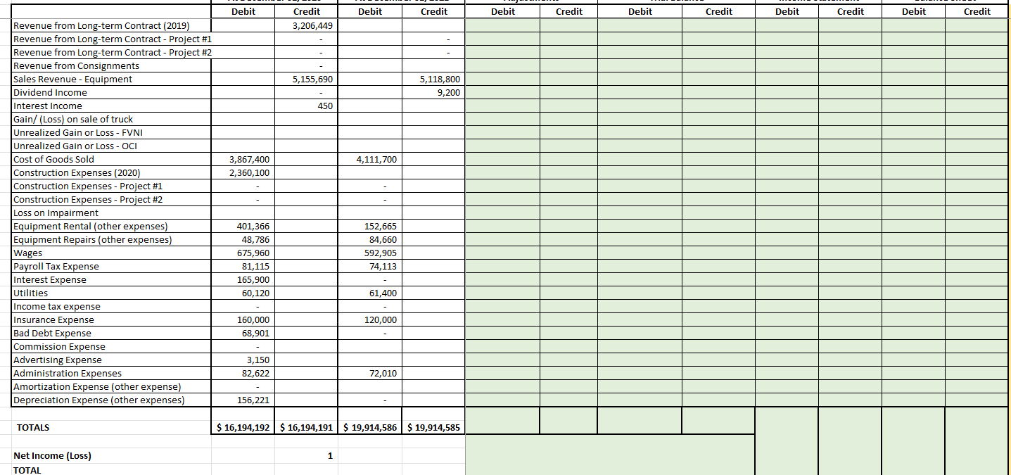Solved Need help with Comprehensive Income Statement, | Chegg.com