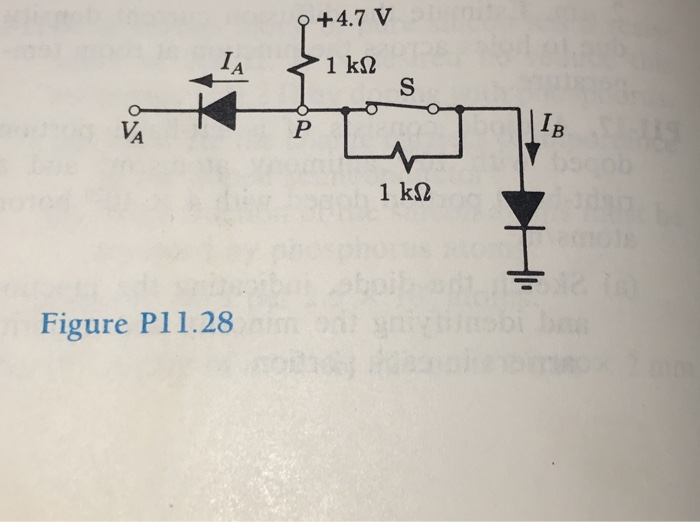 Solved: P11-28. The Switching Circuit Of Fig. P11.28 Con.-... | Chegg.com