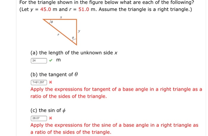 Solved Solve The Right Triangle Shown In The Figure Below Cheggcom Images 4547