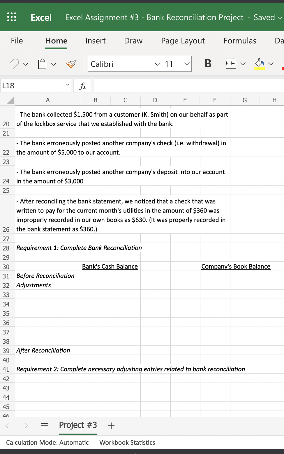 Solved File Home Insert Draw Page Layout Formulas Data | Chegg.com