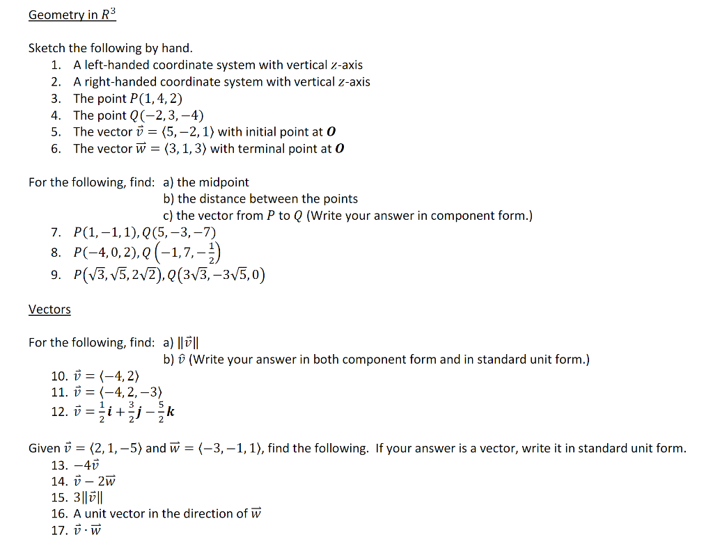 Solved Geometry in R Sketch the following by hand 1. 2. 3. | Chegg.com