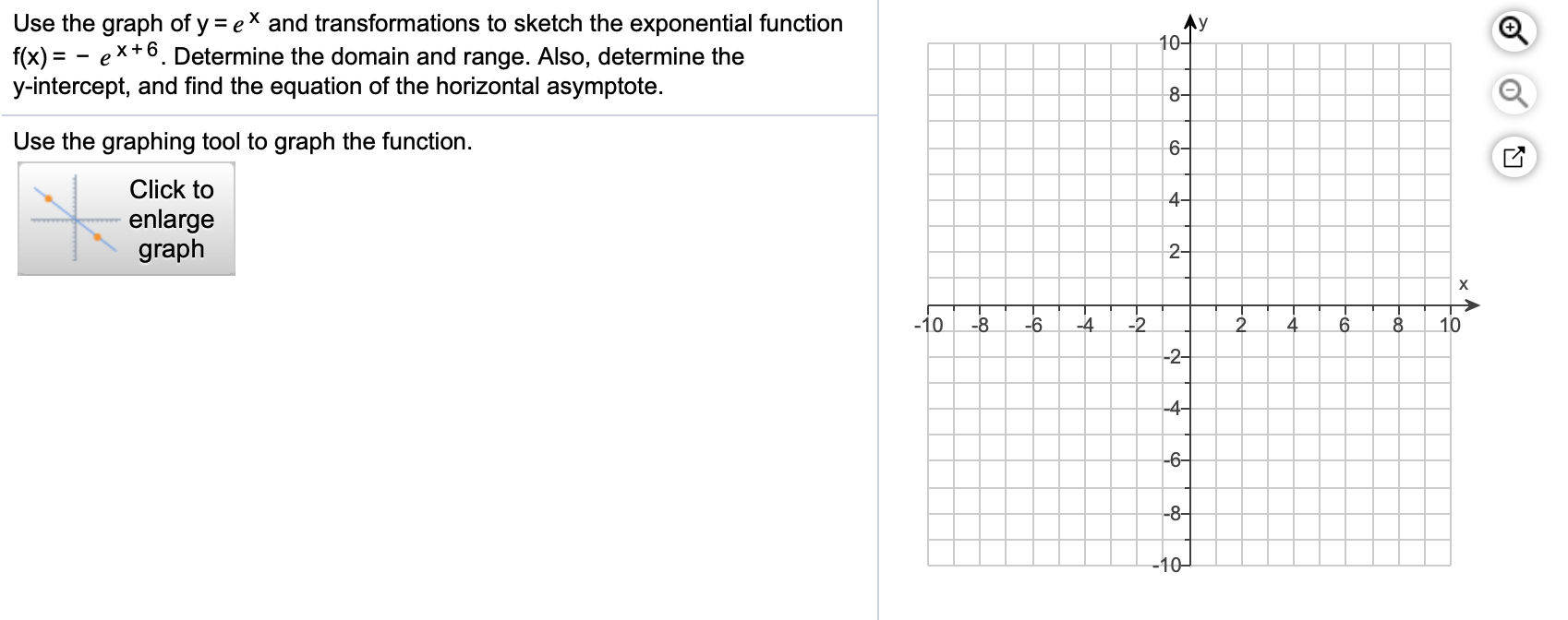 Solved Use The Graph Of Y Ex And Transformations To Sketch Chegg Com