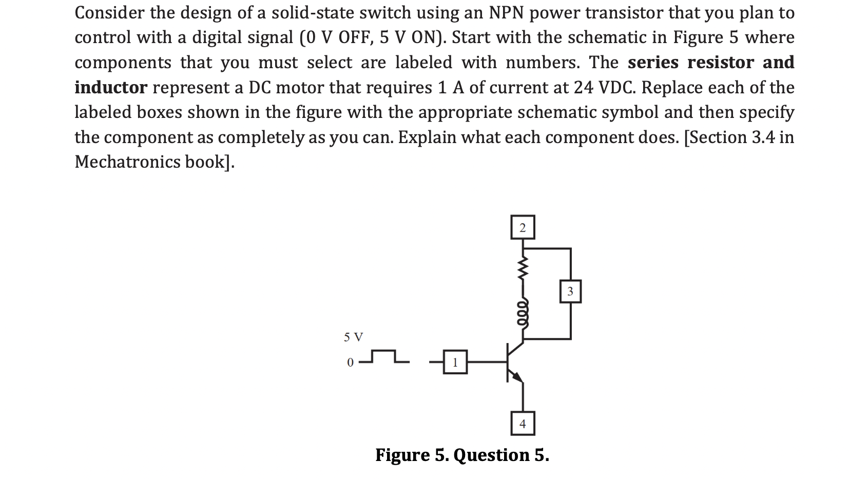 Solved Consider the design of a solid-state switch using an | Chegg.com