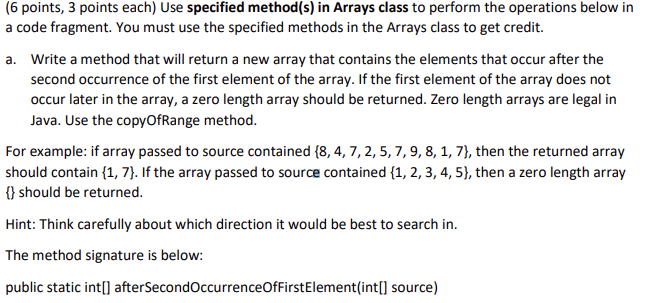 Solved (6 points, 3 points each) Use specified method(s) in | Chegg.com