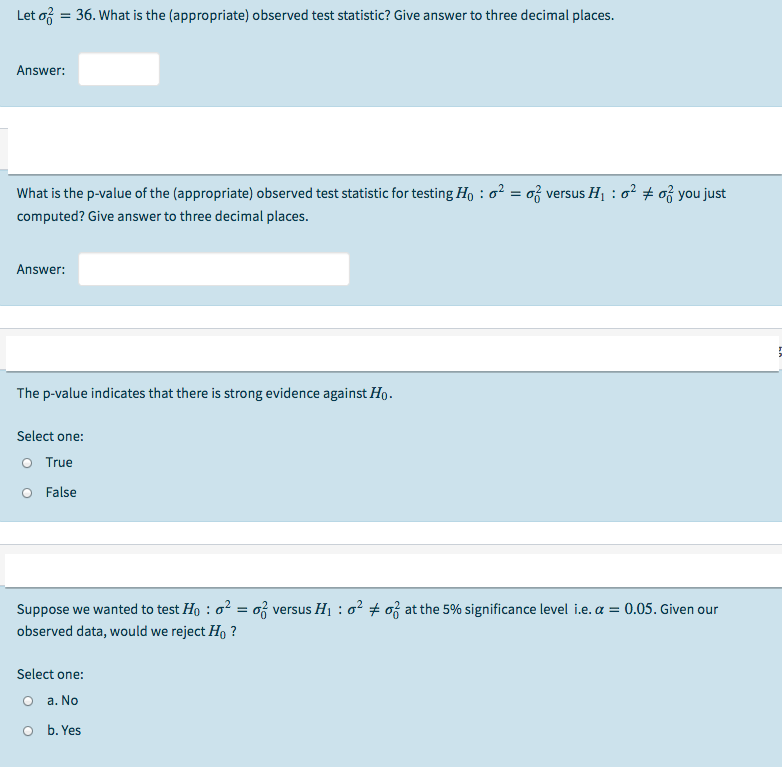 Solved Suppose We Now Want To Test Ho O2 Oe Versus Hp Chegg Com