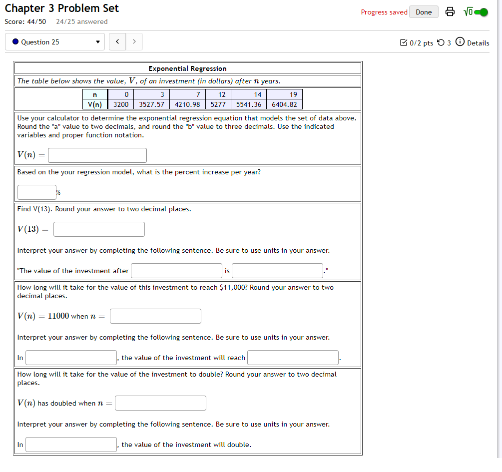 solved-exponential-regression-the-table-below-shows-the-chegg