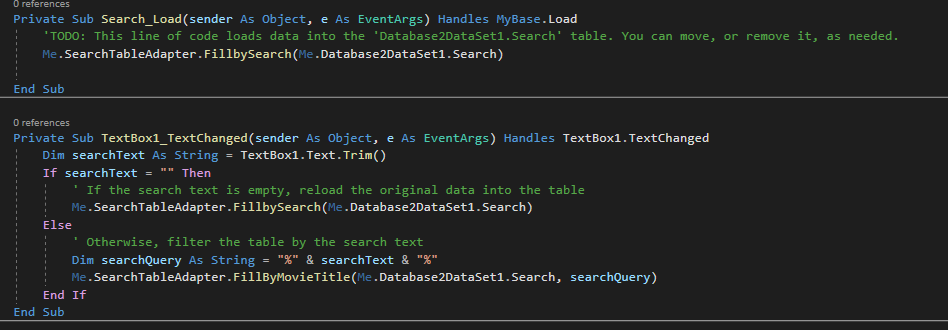 Solved I am having an issue in visual basic where I am | Chegg.com