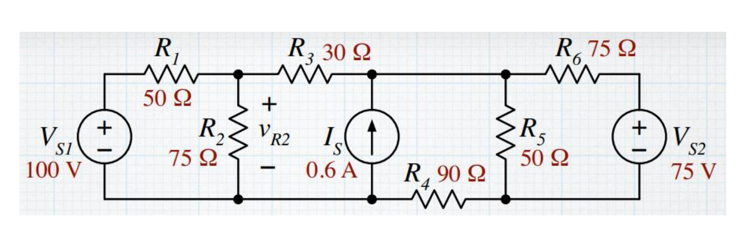 Solved In The Circuit, Find VR2 | Chegg.com