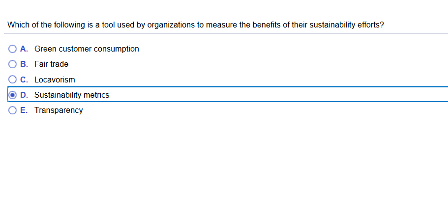 Solved Which Of The Following Is A Tool Used By | Chegg.com